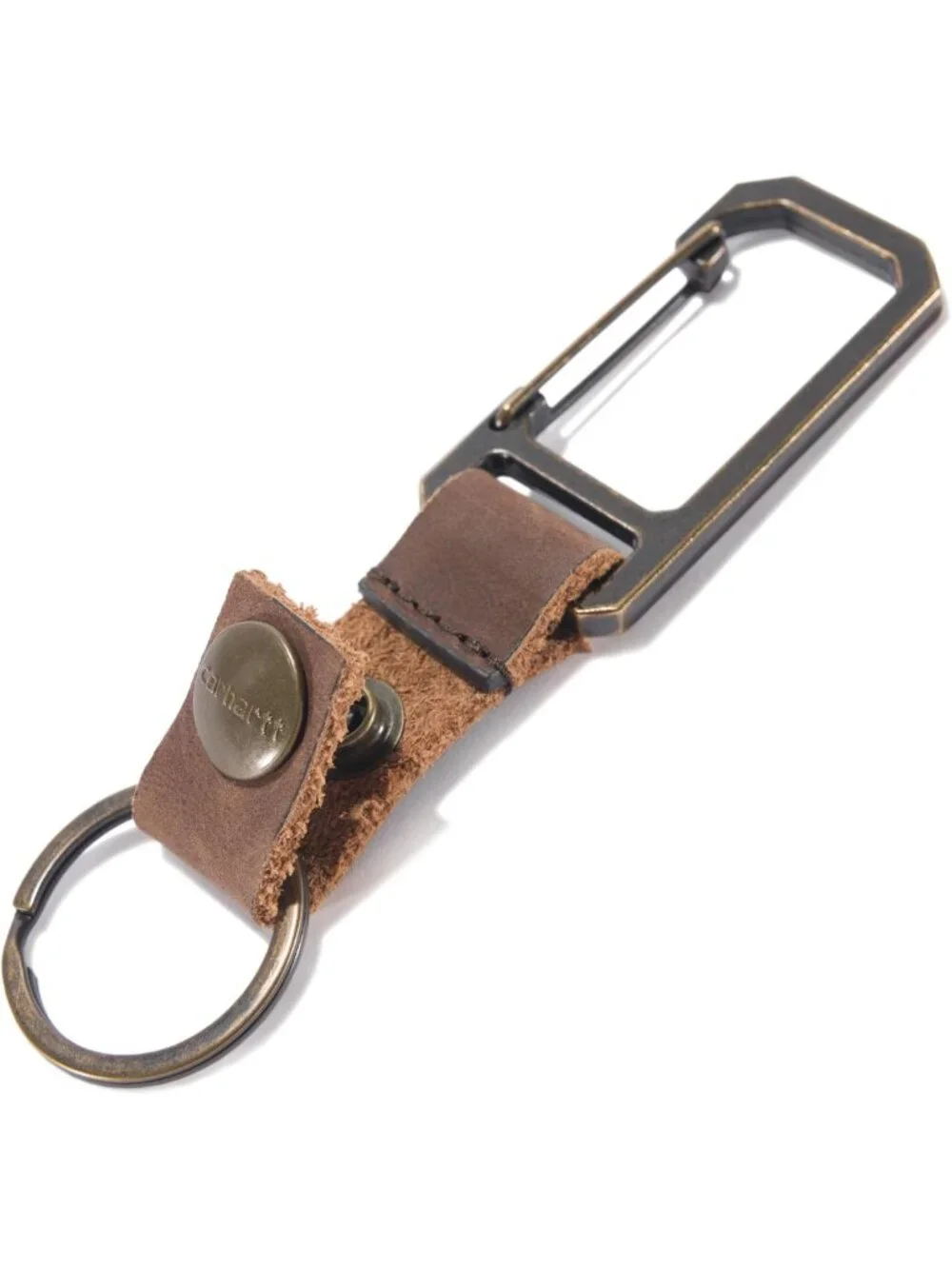 Durable Metal Key Keeper for Belt Loop | Self-Locking Key Ring Holder for